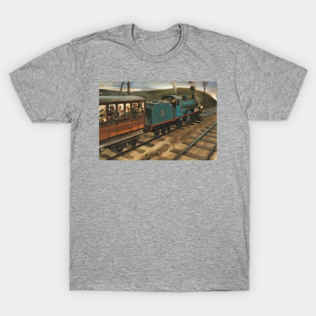 Edward the Blue Engine: Edward's Exploit from The Railway Series T-Shirt by sleepyhenry